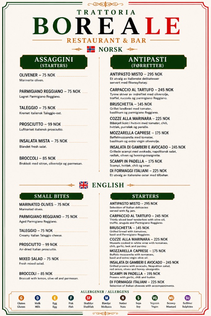 Assaggini og Antipasti